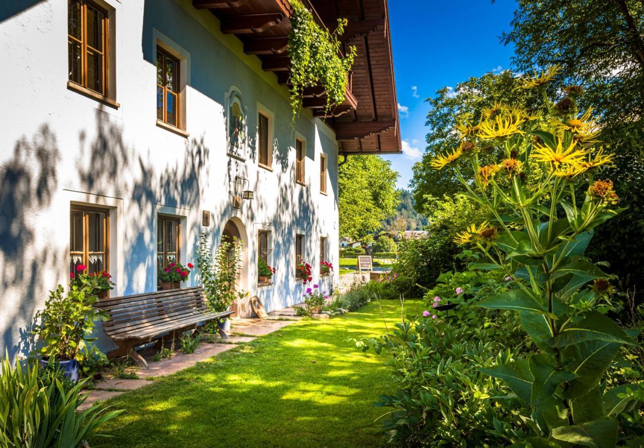 Ferienwohnung Biohof Bauernbräugut Hallein Exterior foto