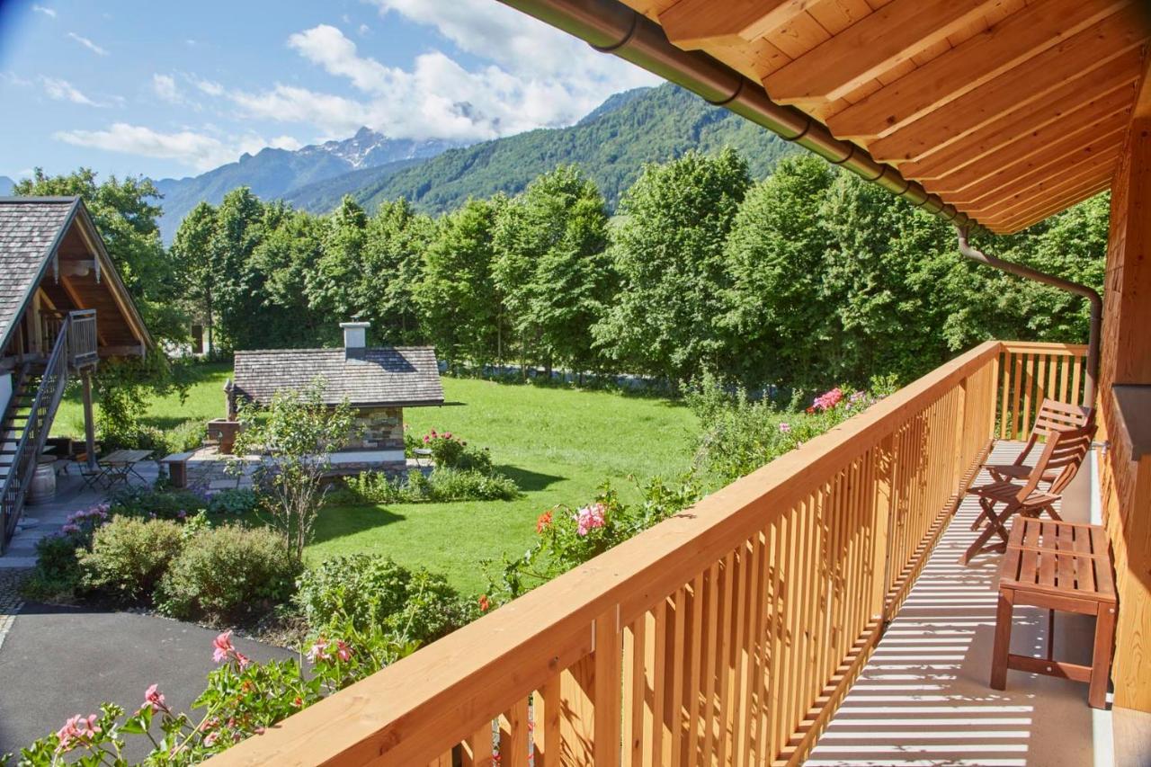 Ferienwohnung Biohof Bauernbräugut Hallein Exterior foto